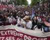 After the political earthquake, tens of thousands of people demonstrated against the extreme right in France