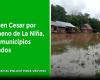 Alert in Cesar due to La Niña phenomenon, several municipalities flooded
