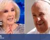 Mirtha Legrand surprised by Pope Francis’ message on her program