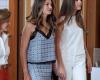Complicity and impeccable looks: Princess Leonor and Infanta Sofía outshine again
