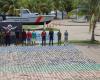 Two tons of cocaine were seized by the Navy in San Andrés