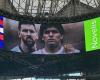 The image of Messi and Maradona in the Argentina-Canada preview :: Olé