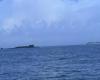 Chinese Navy Type 094 ballistic missile submarine transits Taiwan Strait