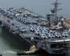 The US sent an aircraft carrier to South Korea after the agreement signed between Vladimir Putin and Kim Jong-un