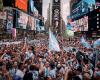 Copa América: The SPECTACULAR FLAG of the Argentine fans in New York before the match with Chile