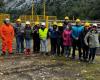 Students from Liceo Luisa Rabanal Palma de Chile Chico visited the Puerto Aysén Hydroelectric Power Plant