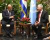 Radio Havana Cuba | Díaz-Canel exchanges with the president of AGNU (+Post)