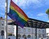 Pride Day celebration with conference and raising of the rainbow flag