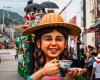 Fascination by floats from the Festival of Joy in Garzón • La Nación