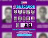 Authorities publish poster of those most wanted for sexual crimes in Magdalena
